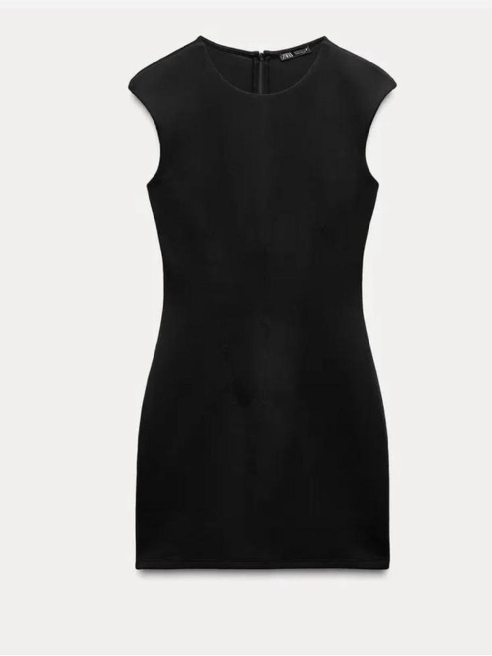 Black Sleeveless Bodycon Dress - Zara